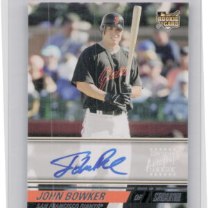 2008 Stadium Club John Bowker AU RC #160 Giants