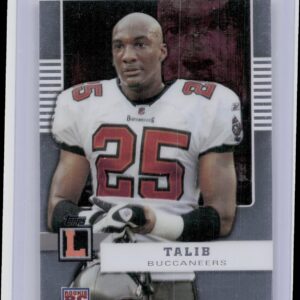2008 Topps Letterman Aqib Talib /419 RC #100 Buccaneers