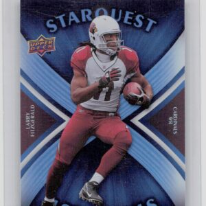 2008 Upper Deck Larry Fitzgerald #SQ20 Cardinals StarQuest Rainbow Blue