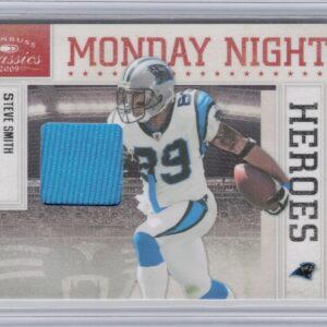 2009 Donruss Classics Steve Smith #27 Panthers Monday Night Heroes Jerseys
