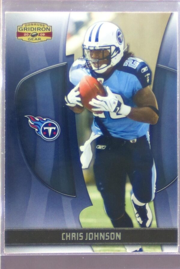 2009 Donruss Gridiron Gear Chris Johnson #20 Titans