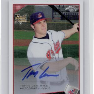 2009 Topps Chrome Trevor Crowe AU #222 Indians