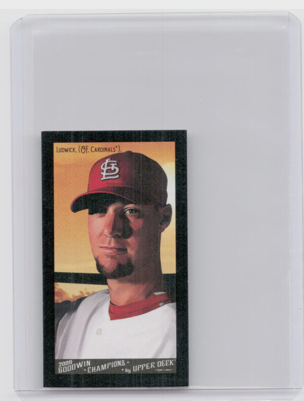 2009 Upper Deck Goodwin Champions Ryan Ludwick Mini Black Border #149 Cardinals