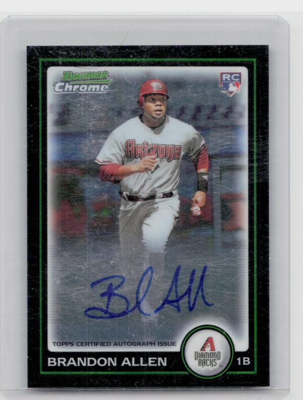 2010 Bowman Chrome Brandon Allen AU #213 Diamondbacks