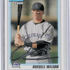 2010 Bowman Draft Picks & Prospects Russell Wilson #BDPP47 Rockies Prospects