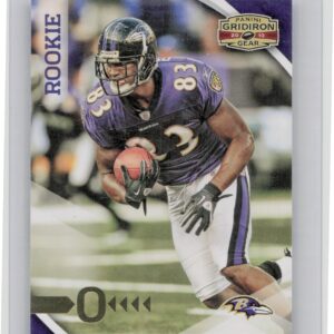 2010 Panini Gridiron Gear Ed Dickson Gold O's SN100 #189 Ravens