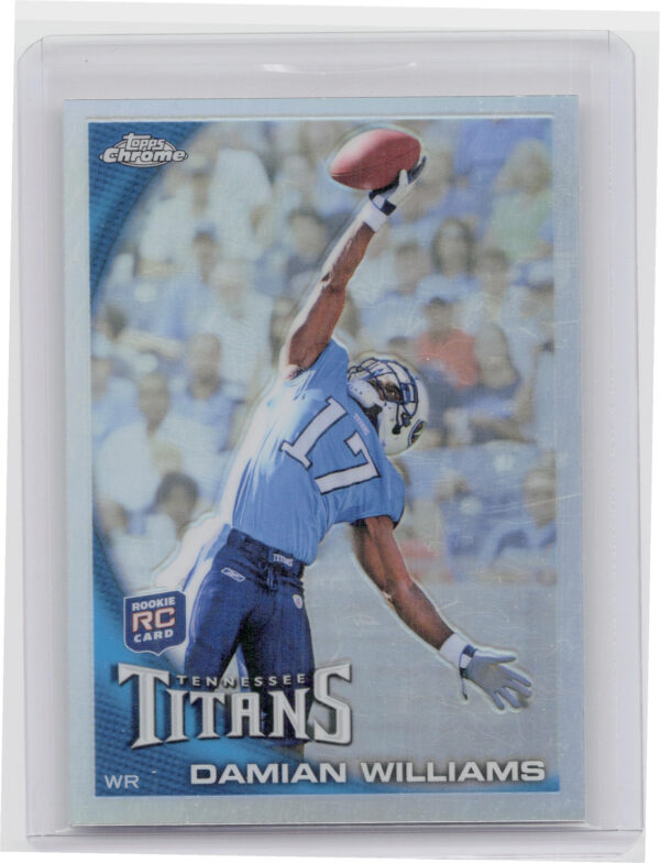 2010 Topps Chrome Damian Williams Refractors #C172 Titans