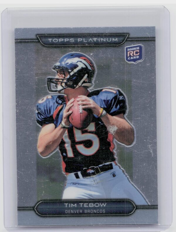 2010 Topps Platinum Tim Tebow RC #79 Broncos