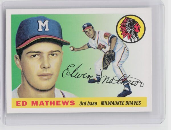 2011 Topps Eddie Mathews #60YOT-63 Braves 60 Years of Topps