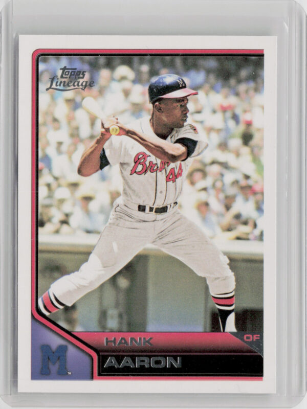 2011 Topps Lineage Hank Aaron #108 Braves