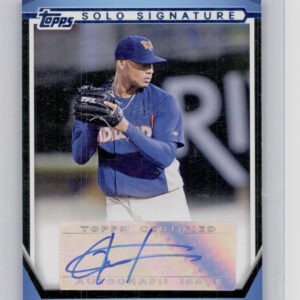 2011 Topps Pro Debut Fautino De Los Santos AU SN199 #SSA-FD RockHounds Solo Sign