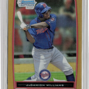 2012 Bowman Chrome JaDamion Williams SN50 #BCP148 Twins Prospects Gold Refractor