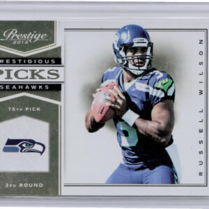 2012 Panini Prestige Russell Wilson #31 Seahawks Prestigious Picks