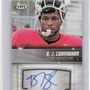 2012 SAGE HIT B.J. Cunningham Auto #A93 Spartans Autographs Silver