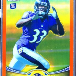 2012 Topps Chrome Bernard Pierce Orange Refractors RC #213 Ravens