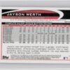 2012 Topps Chrome Jayson Werth Refractors #78 Nationals - Image 3