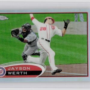 2012 Topps Chrome Jayson Werth Refractors #78 Nationals