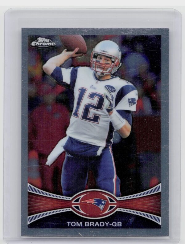 2012 Topps Chrome Tom Brady #220 Patriots