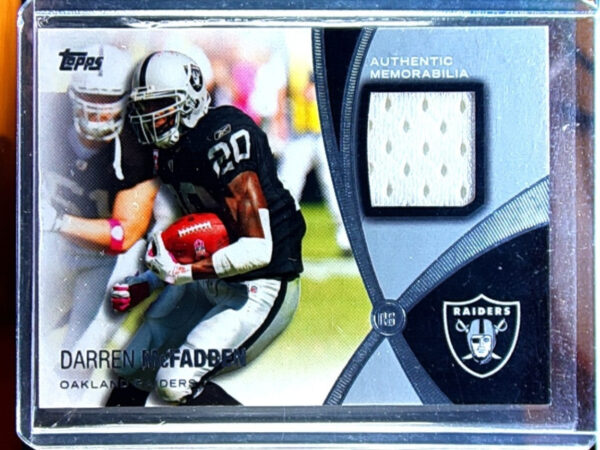 2012 Topps Darren McFadden MEM #PPR-DM Raiders Prolific Playmakers Relics
