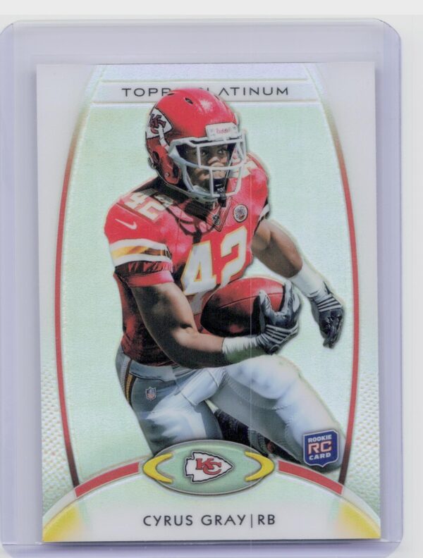 2012 Topps Platinum Cyrus Gray RC #116 Chiefs