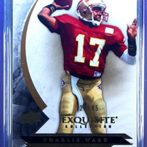 2012 Upper Deck Exquisite Collection Charlie Ward SN85 #39 Seminoles