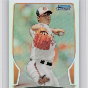 2013 Bowman Chrome Wei-Yin Chen Refractors #37 Orioles