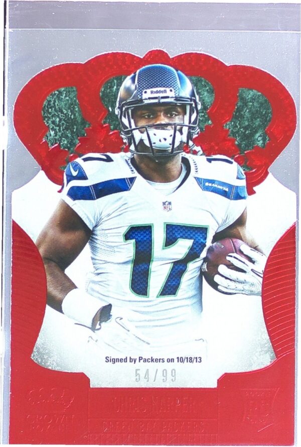 2013 Crown Royale Chris Harper Red (Die Cut Crown) /99 #118 Packers