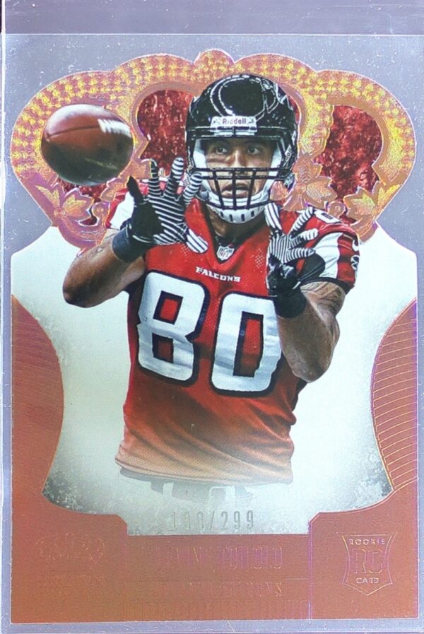 2013 Crown Royale Levine Toilolo Bronze Holo (Die Cut Crown) /299 RC #162 Falcon