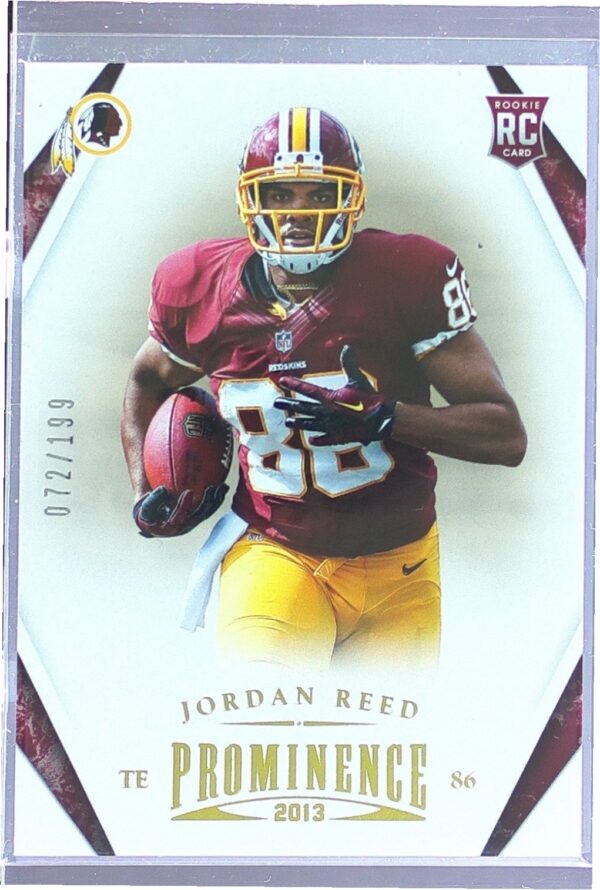 2013 Panini Prominence Jordan Reed Gold /199 RC #145 Redskins