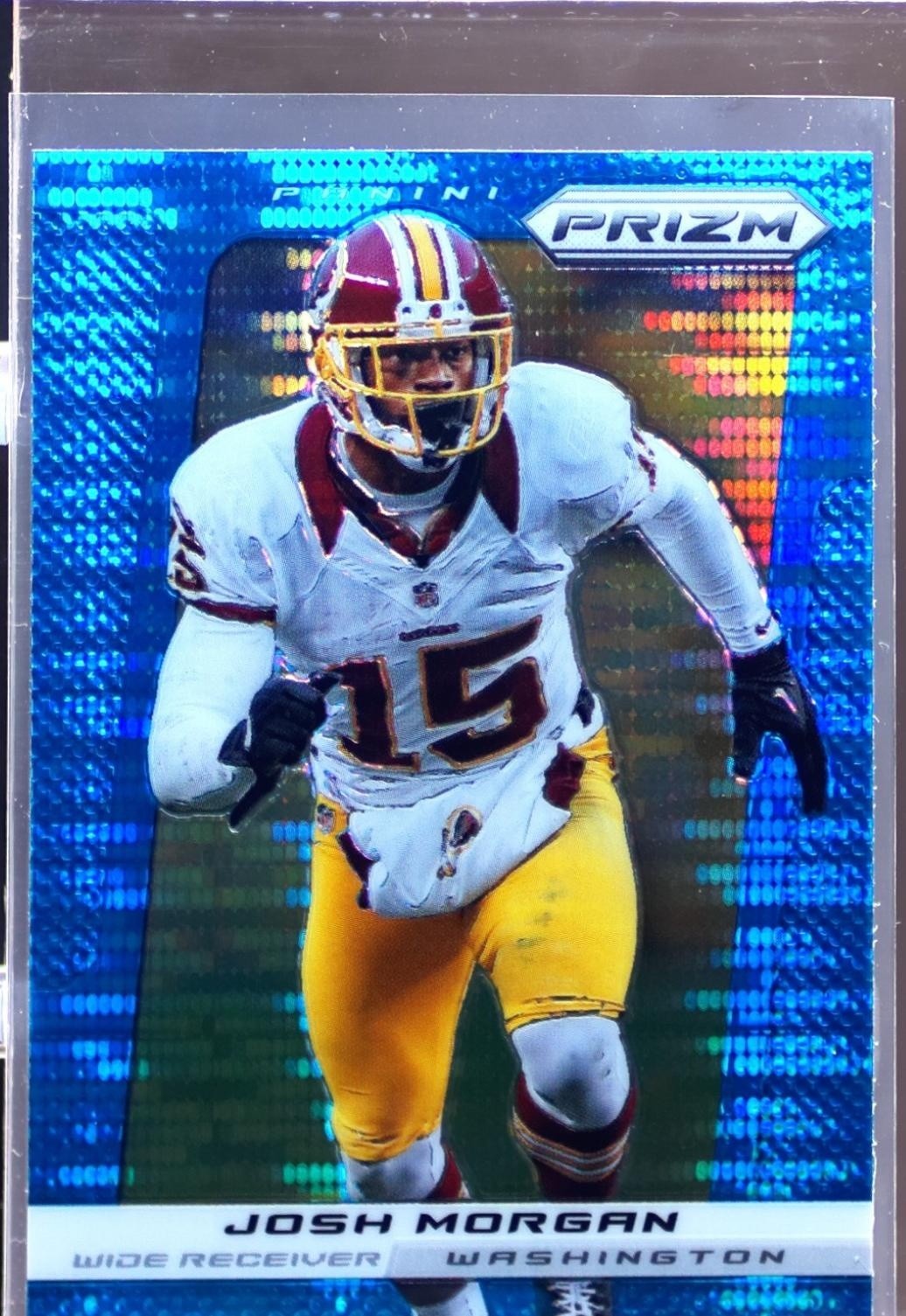 2013 Prizm Josh Morgan Prizms Light Blue Pulsar #174 Redskins