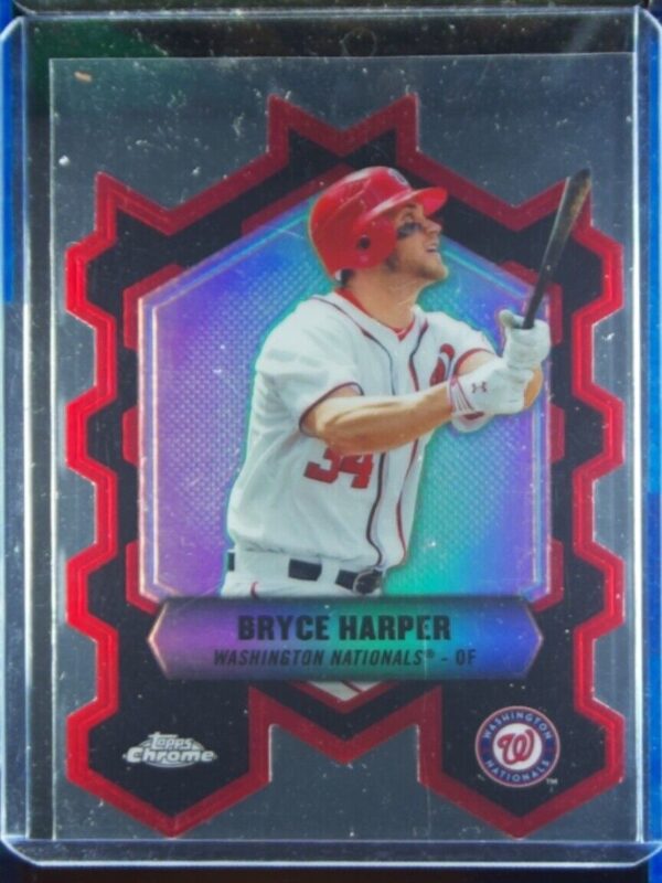 2013 Topps Chrome Bryce Harper #CC-BH Nationals Chrome Connections Die Cuts