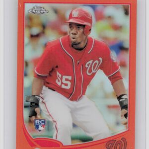 2013 Topps Chrome Eury Perez Orange Refractors #101 Nationals