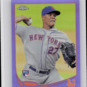 2013 Topps Chrome Jeurys Familia Purple Refractors #59 Mets