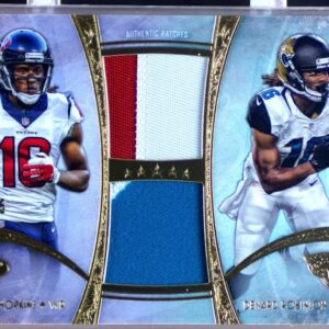 2013 Topps Five Star Robinson / DeAndre Hopkins /15 JSY RC #FSDP-HR Texans Dual