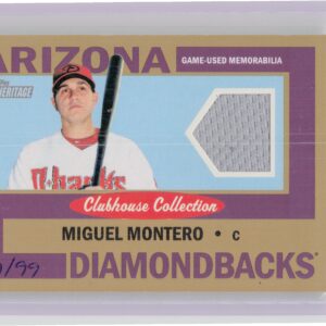 2013 Topps Heritage Miguel Montero #CCR-MMO Diamondbacks Clubhouse Collection Re
