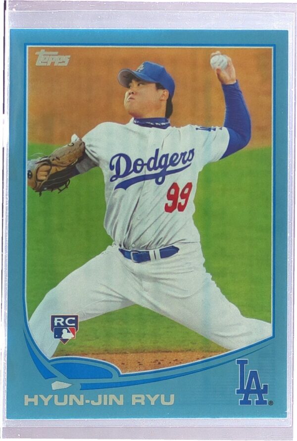 2013 Topps Hyun-Jin Ryu Blue RC #661 Dodgers