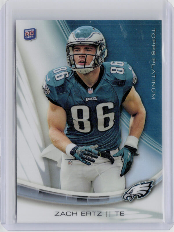 2013 Topps Platinum Zach Ertz RC #142 Eagles