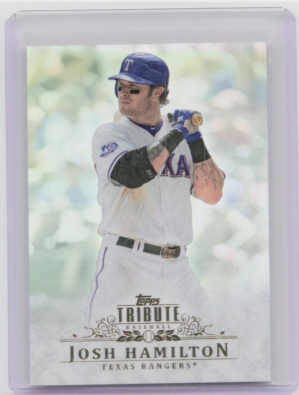 2013 Topps Tribute Josh Hamilton #27 Rangers