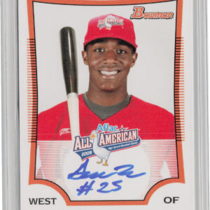 2014 Bowman Chrome Austin Wilson AU SN225 #AFLAC-AW West AFLAC All American Clas