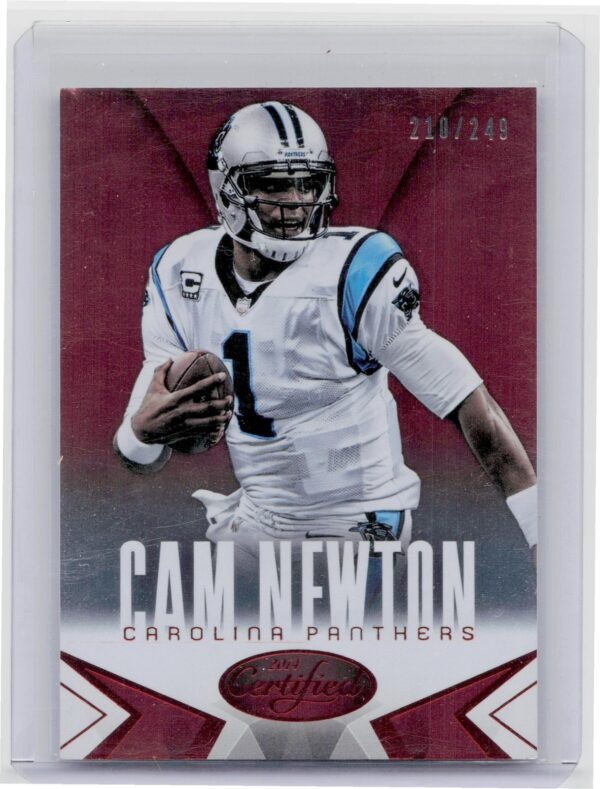 2014 Certified Cam Newton Red /249 #14 Panthers