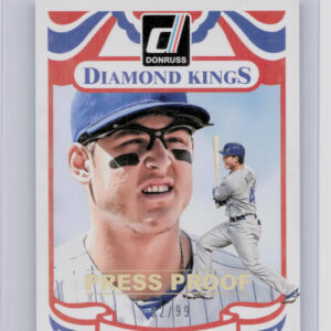 2014 Donruss Anthony Rizzo Press Proofs Gold SN99 #22 Cubs