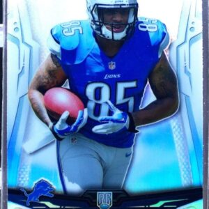 2014 Finest Eric Ebron Refractors RC #123 Lions