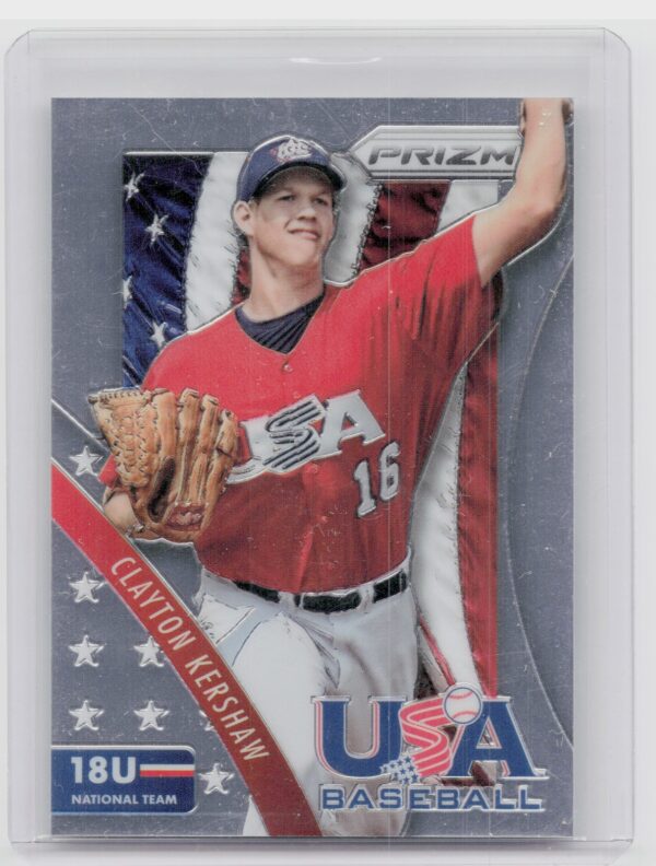2014 Prizm Clayton Kershaw #9 USA USA Baseball