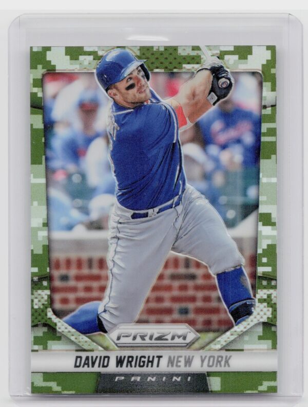 2014 Prizm David Wright Prizms Camo #70 Mets