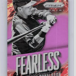 2014 Prizm Josh Donaldson /99 #13 Athletics Fearless Prizms Purple