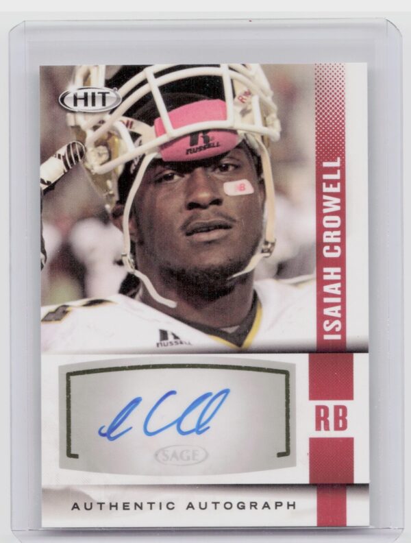 2014 SAGE HIT Isaiah Crowell AU #A41 Hornets Autographs