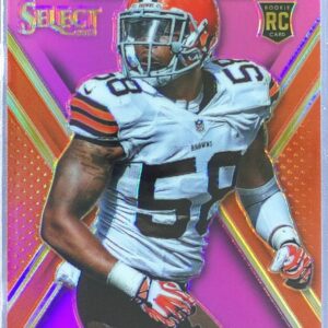 2014 Select Christian Kirksey Prizm Fuchsia /199 RC #128 Browns