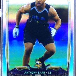 2014 Topps Chrome Anthony Barr Refractor RC #161 Vikings