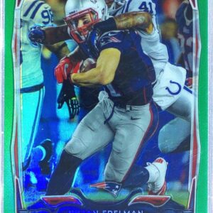2014 Topps Chrome Julian Edelman Green Refractor #105 Patriots