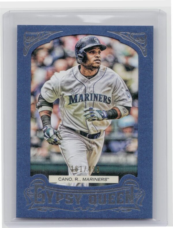 2014 Topps Gypsy Queen Robinson Cano Framed Blue SN499 #150 Mariners